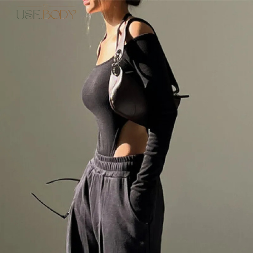 Asymmetrical Bodysuit – Luna