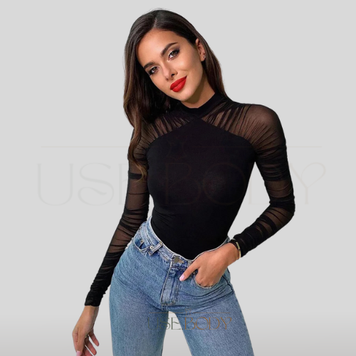 Mavie Long-Sleeve Bodysuit