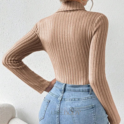 Elise High-Neck Bodysuit