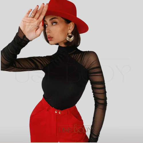 Mavie Long-Sleeve Bodysuit