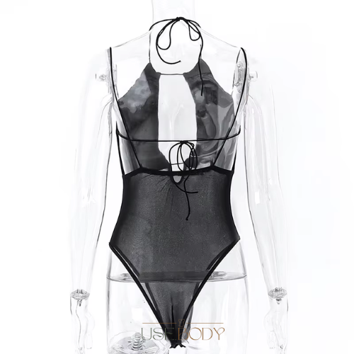 Kaori Lace-Up Bodysuit