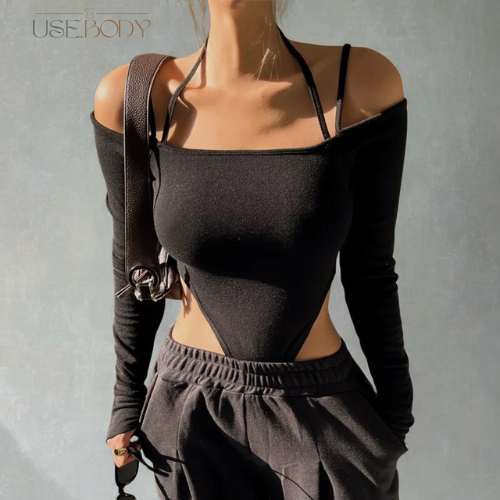 Asymmetrical Bodysuit – Luna